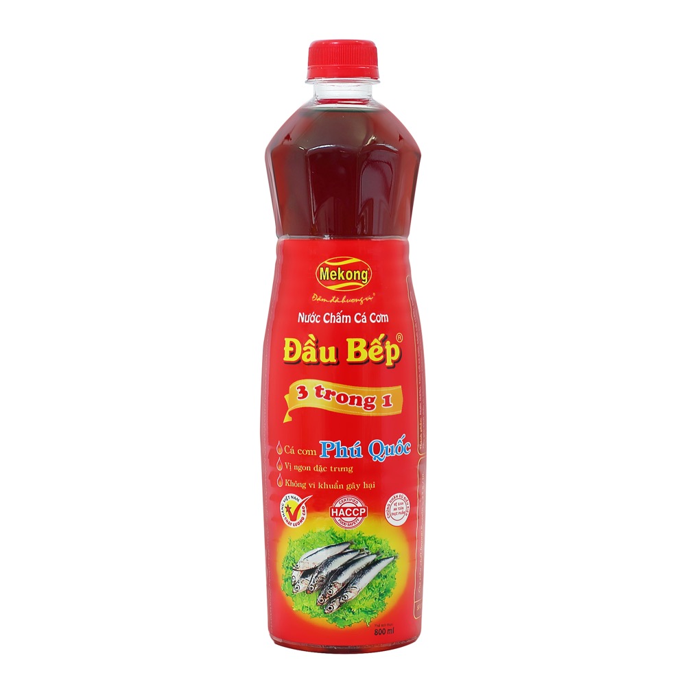 Nước Mắm Đầu Bếp Đặc Biệt ( Nước Chấm ) MeKong
chai 800ml Thùng 18 chai